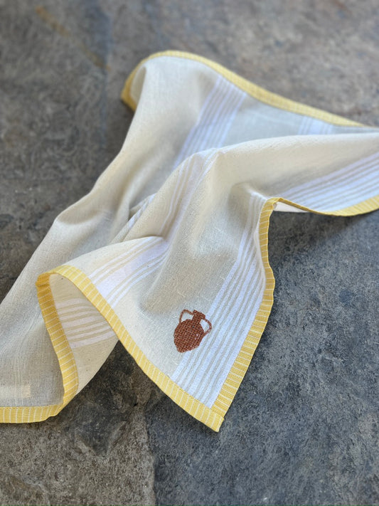 AEGEAN Vintage Linen Napkins | Set of 2