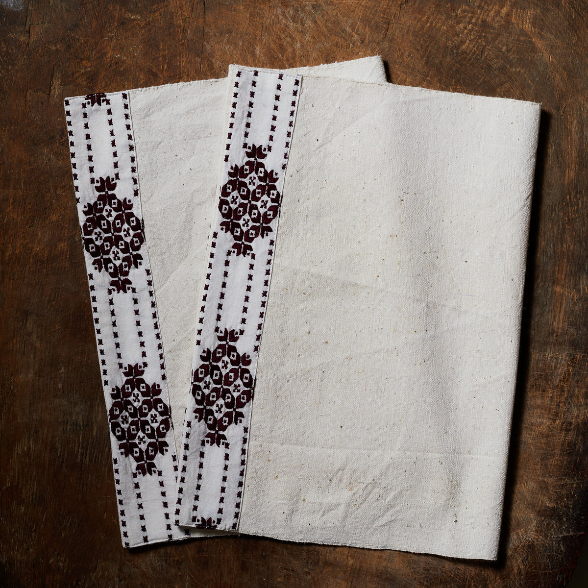 SAKİN Vintage Linen Placemats | Set of 2