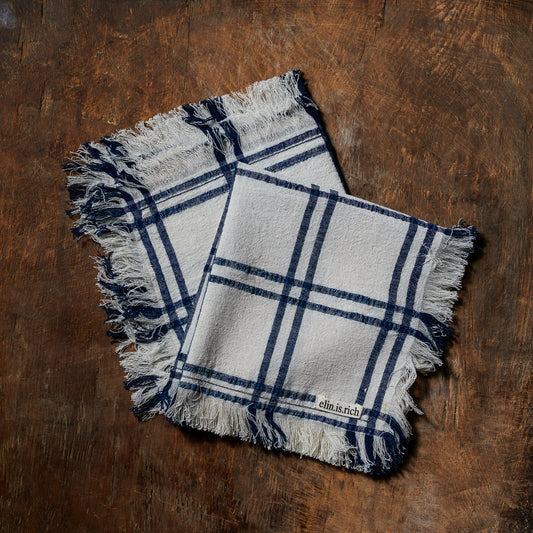KEFALUKA Vintage Linen Napkins | Set of 2