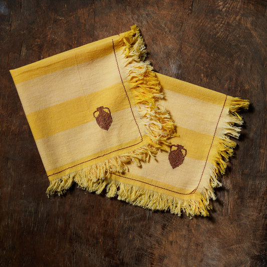 BRIGHT SUN Linen Blend Napkins | Set of 2